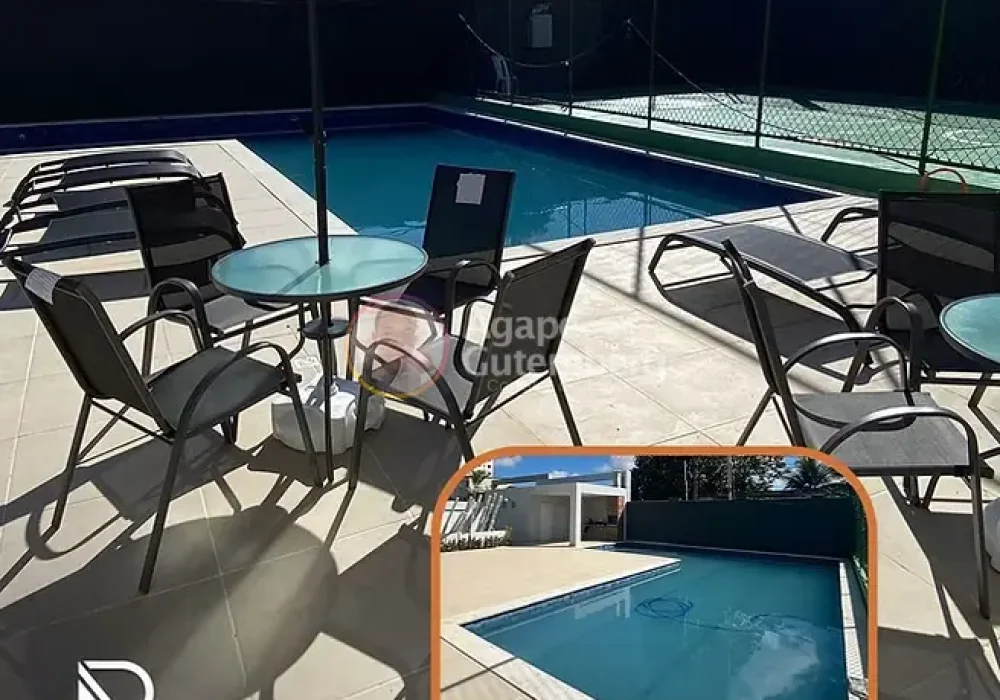 Área da Piscina e Área Gourmet do Roof Recreio