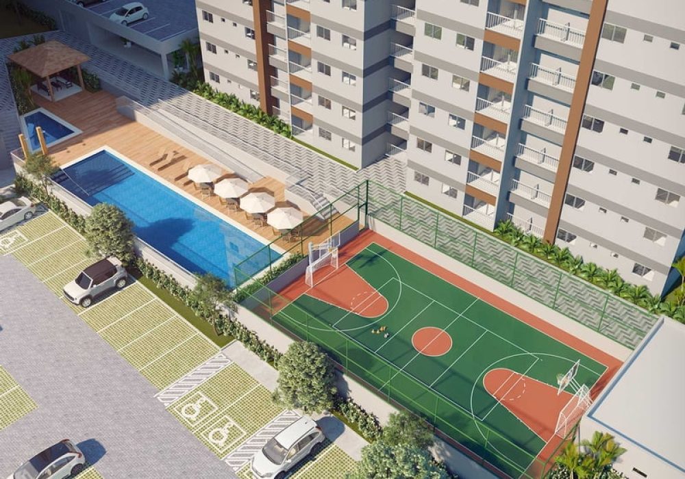 Área de Lazer do TOP Club Residencial em Salvador