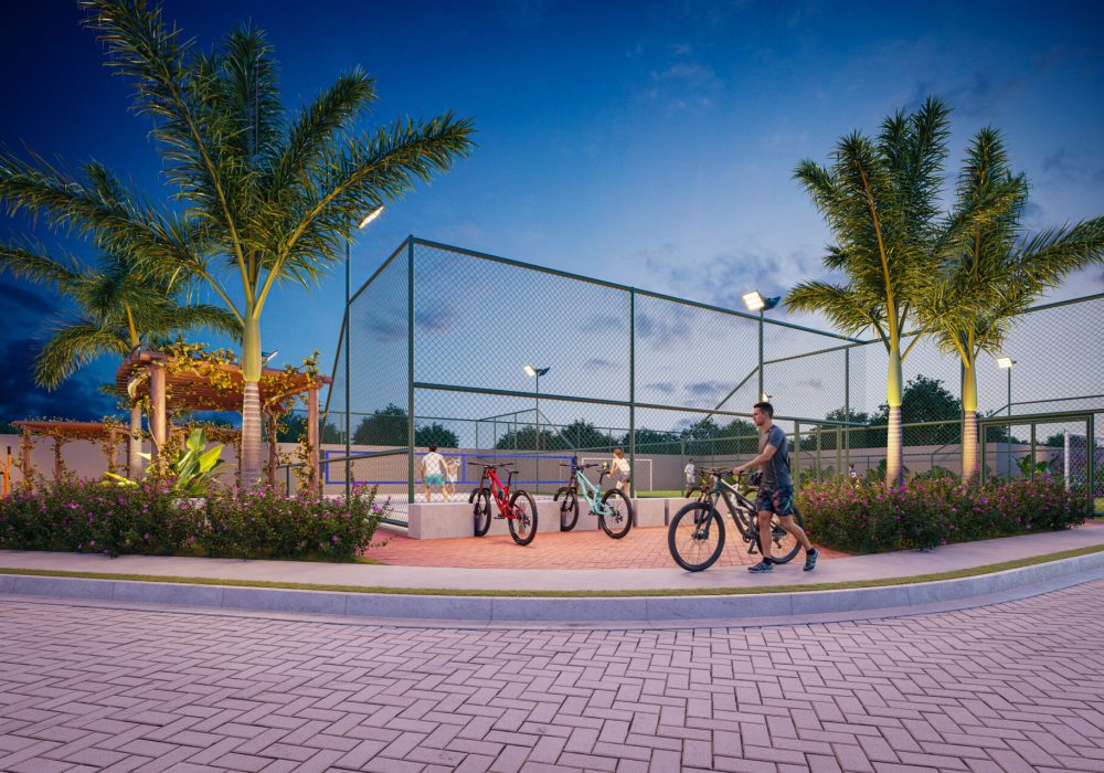 Bicicletário do Reserva Aimoré em Camaçari