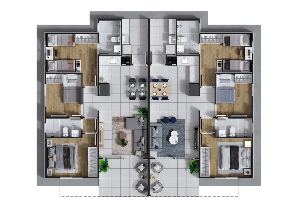 Casa 3 Quartos do Residencial Bougainville