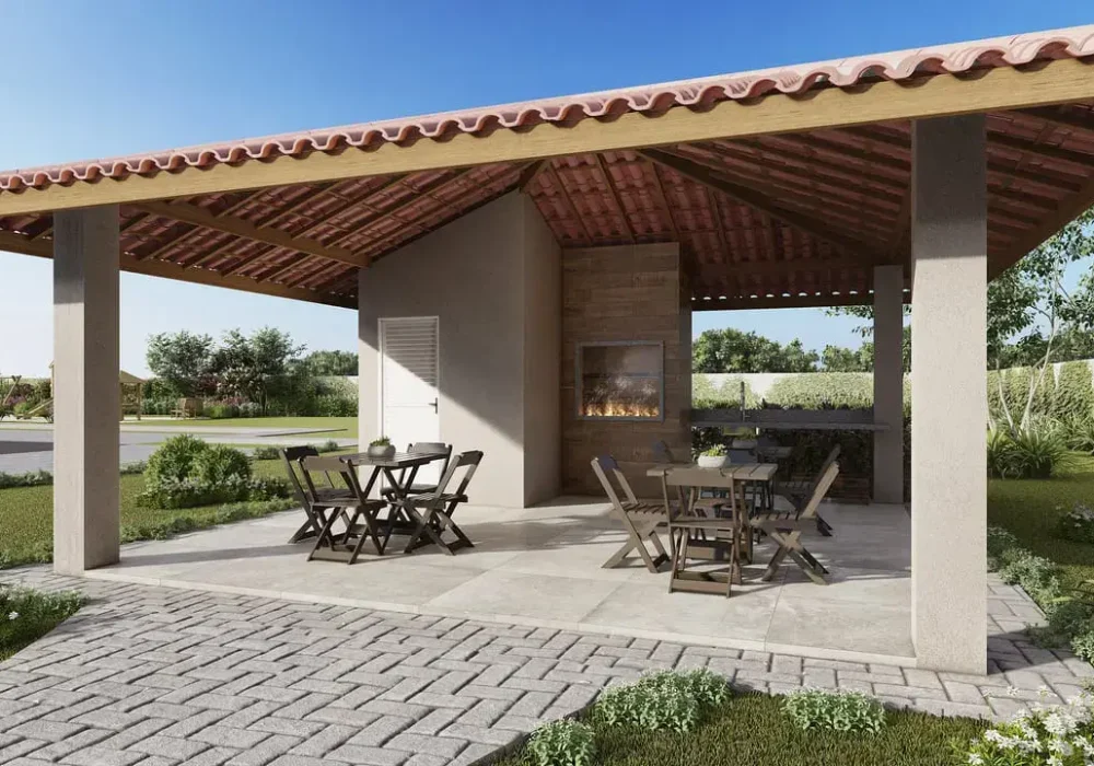 Churrasqueira do Duo Residencial das Árvores em Camaçari