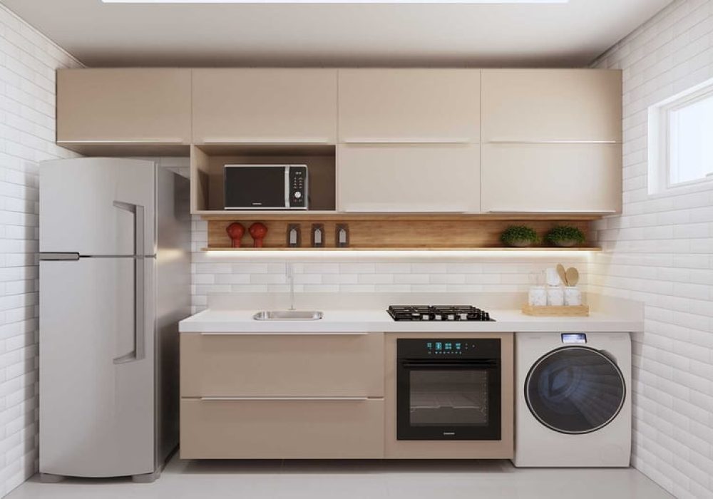 Cozinha do Apartamento TOP Club Residencial em Salvador
