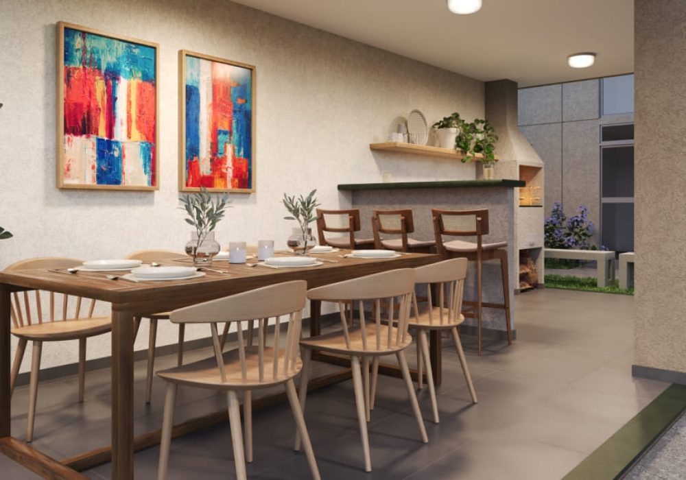 Espaço Gourmet com Churrasqueira do Vila Laura Prime