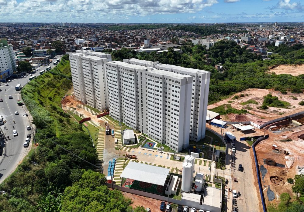 Evolução de obra do Vale dos Lírios Maio 2