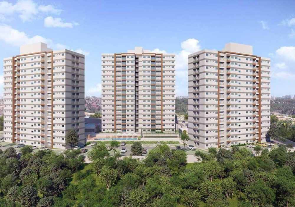 Fachada 2 do TOP Club Residencial em Salvador