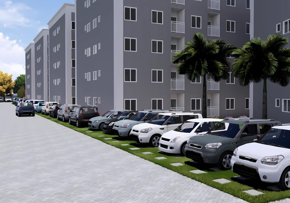 Fachada do Residencial Vila de Abrantes