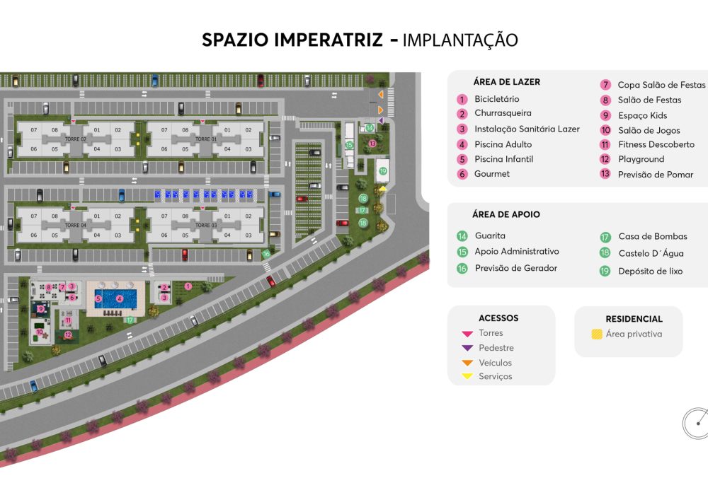 Implantação do Spazio Imperatriz da MRV em Salvador
