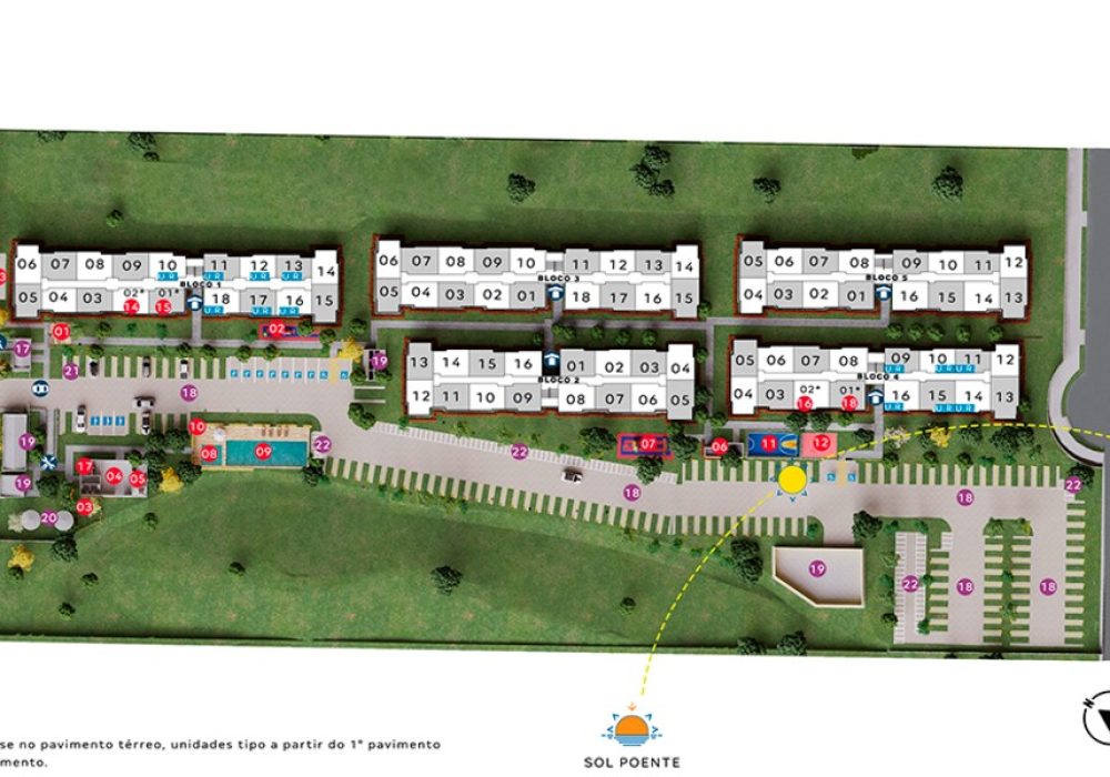 Implantação Vista da Mangueira TENDA em Camaçari