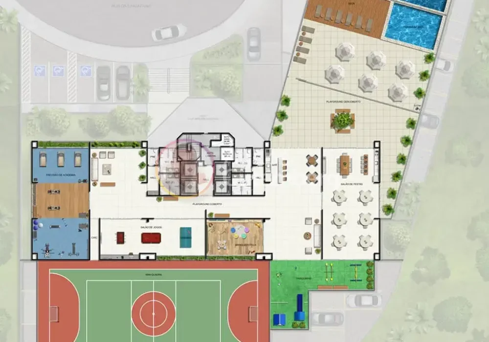 Masterplan do Apartamento Gran Reserva Alto do Imbuí