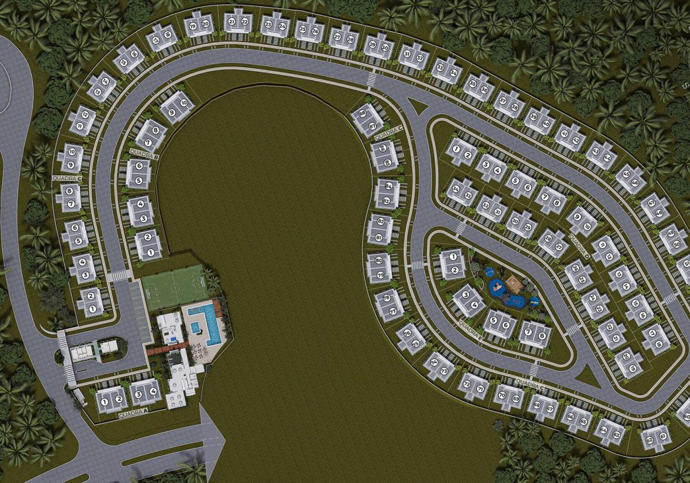 Masterplan do Residencial Bougainville
