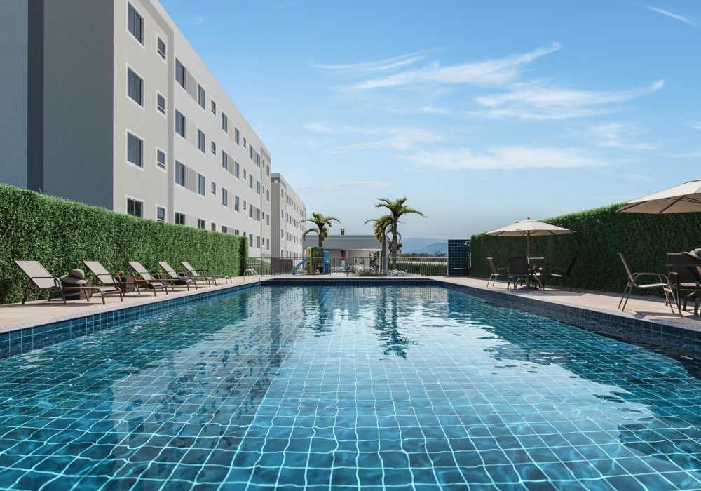 Piscina Adulto e Infantil do Parque dos Condes MRV em Salvador