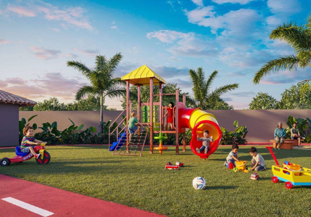 Parque Infantil do Reserva Aimoré em Camaçari