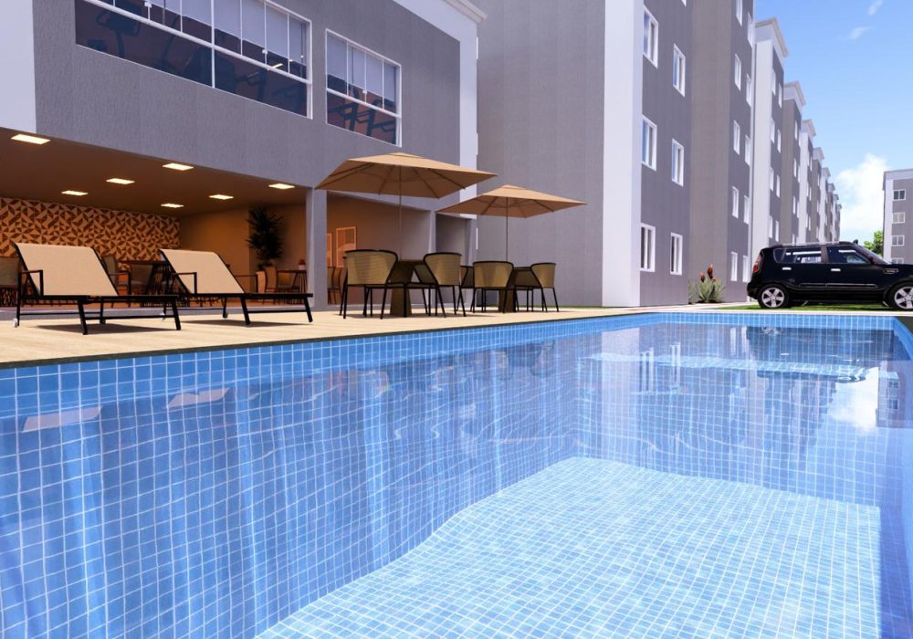 Piscina do Residencial Vila de Abrantes
