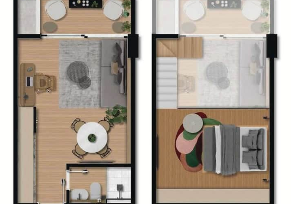 Planta Studio Sand Plus do Terraza Balena