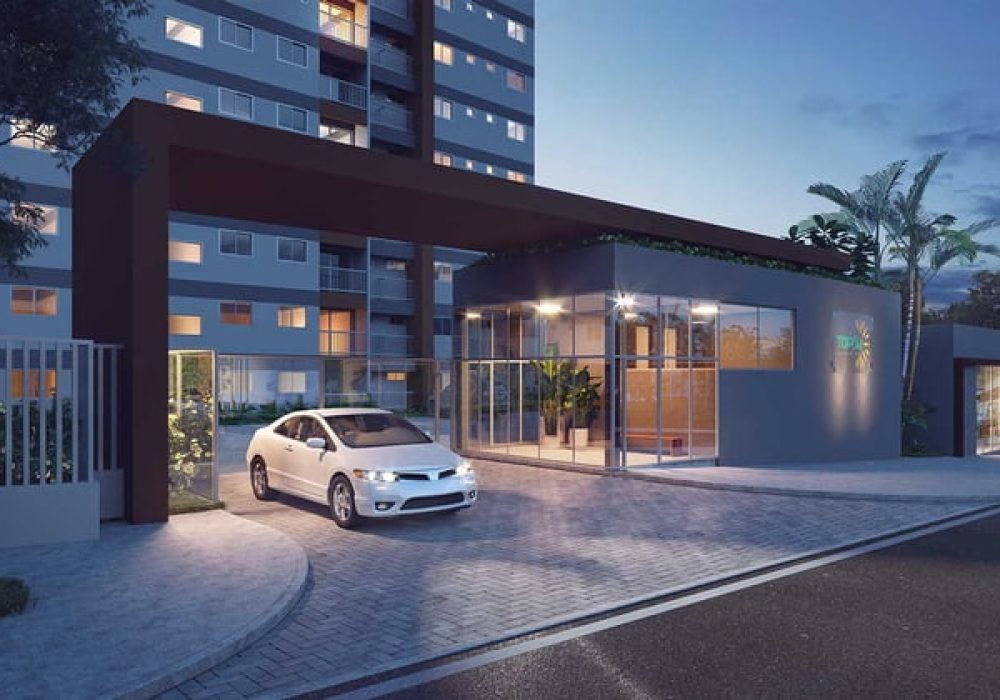 Portaria do TOP Club Residencial em Salvador