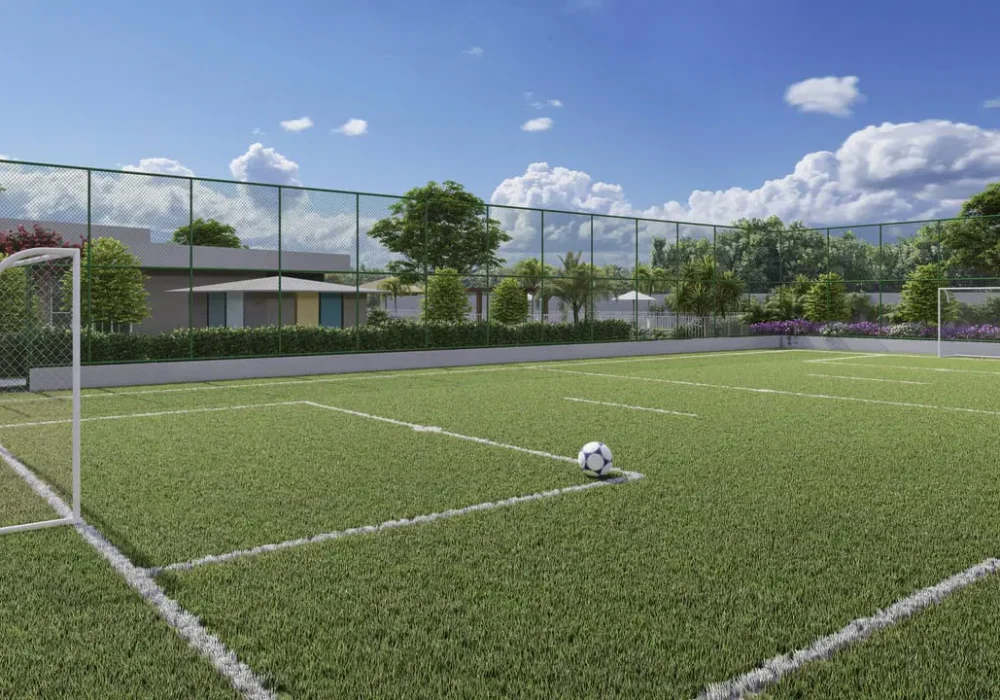 Quadra Gramada do Duo Residencial das Árvores em Camaçari