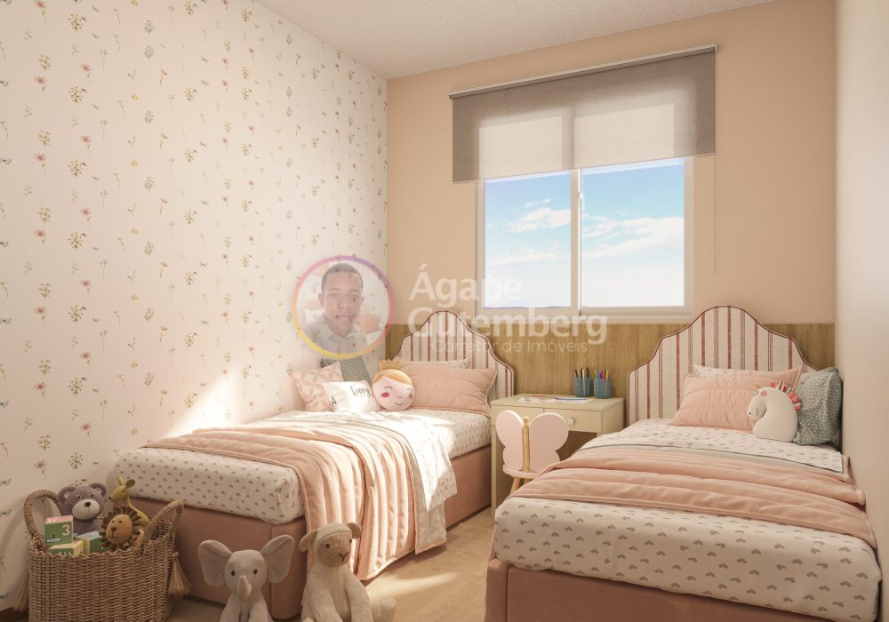 Quarto 2 do Apartamento no Solar das Amendoeiras da MRV em Abrantes