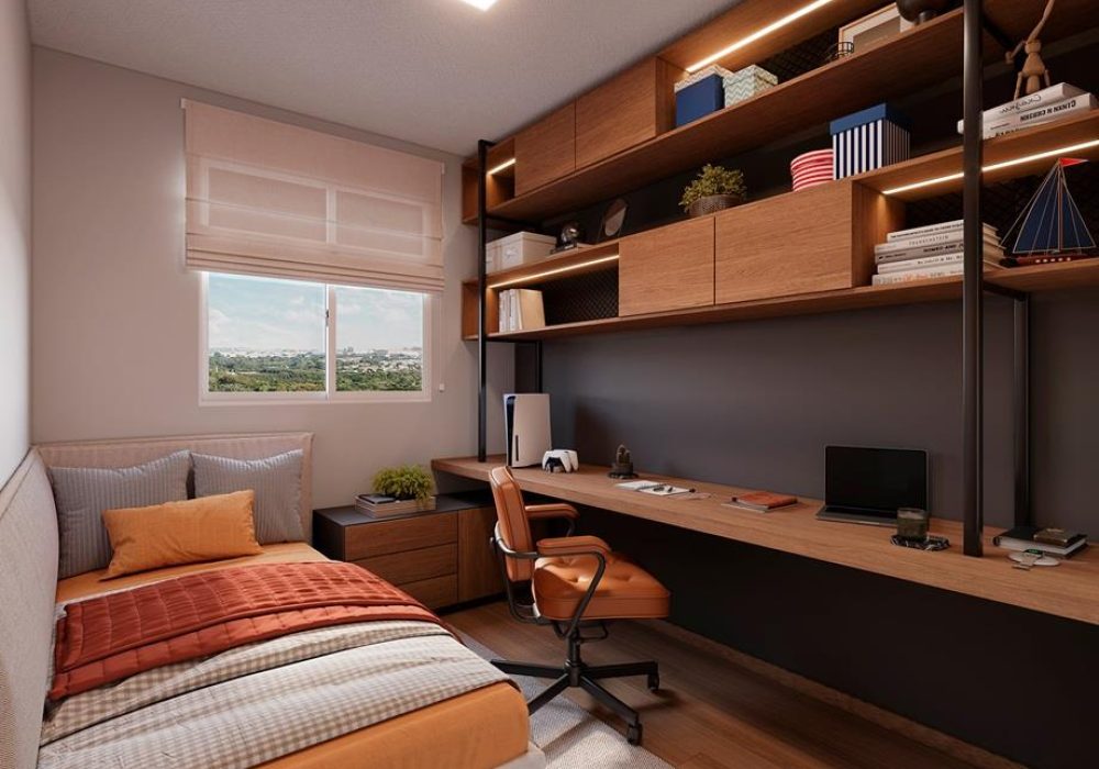 Quarto Social Solar dos Cajueiros MRV Abrantes