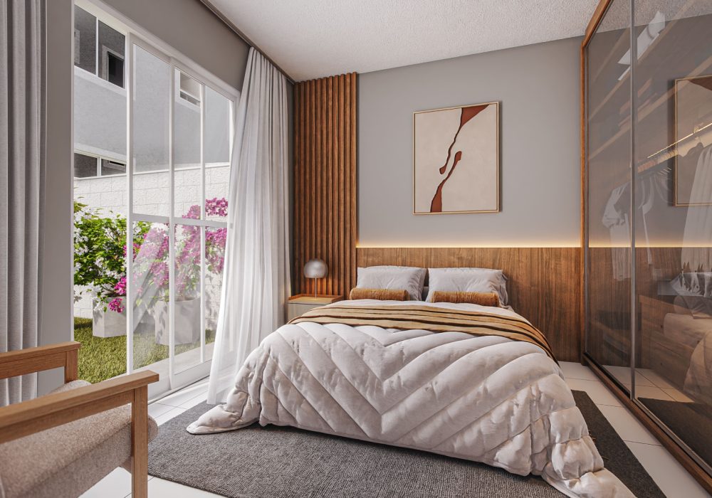 Quarto do Paque dos Condes MRV em Salvador