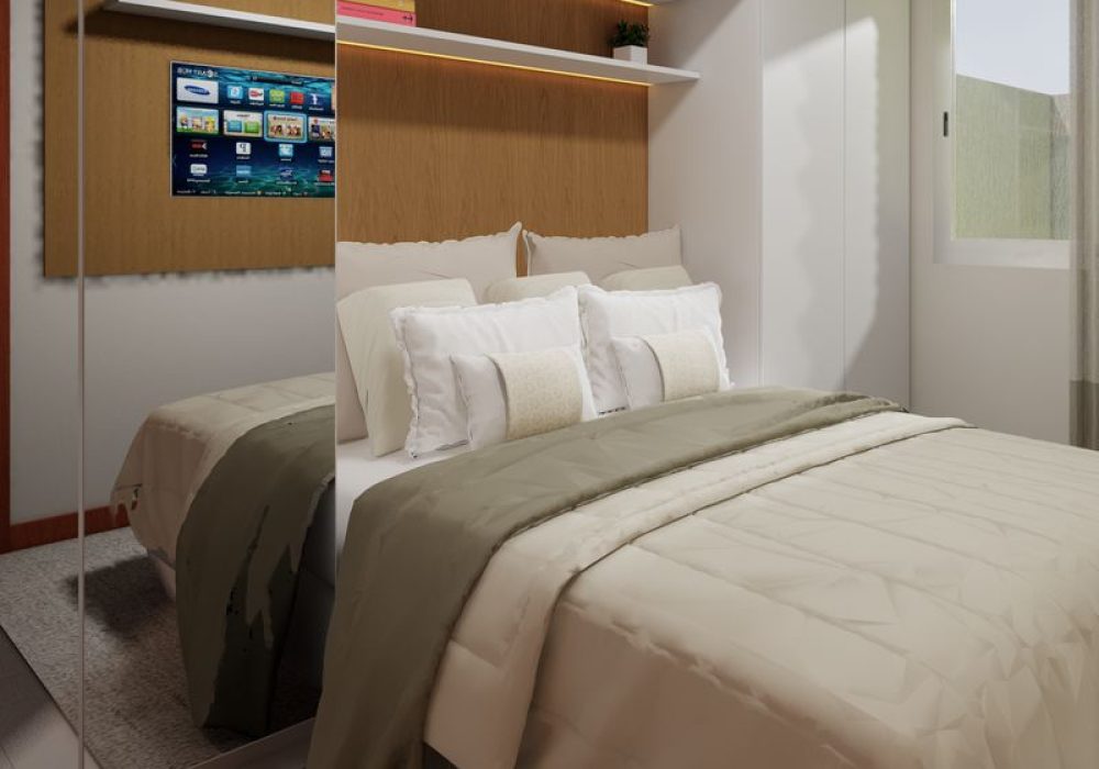 Quarto do Residencial Vila de Abrantes