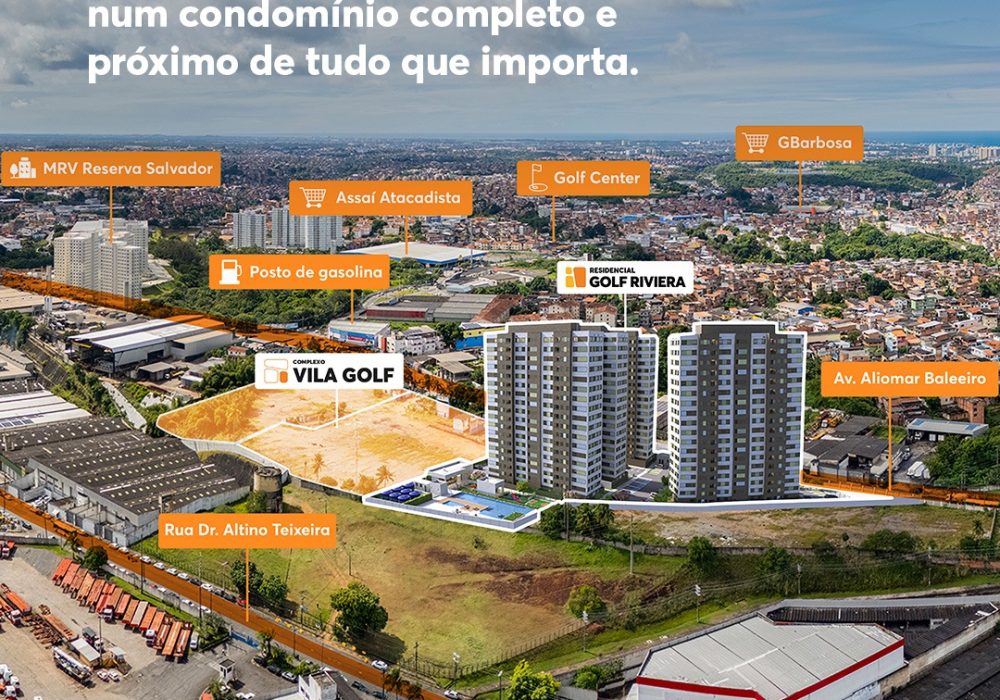 Residencial Golf Riviera MRV em Salvador