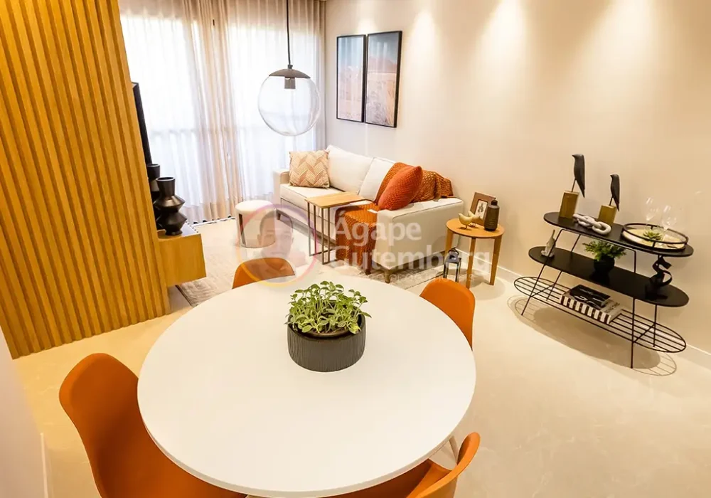 Sala Integrada do Apartamento Gran Reserva Alto do Imbuí