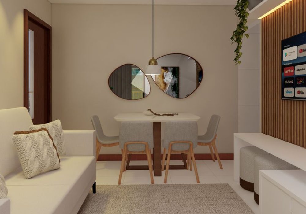 Sala do Residencial Vila de Abrantes