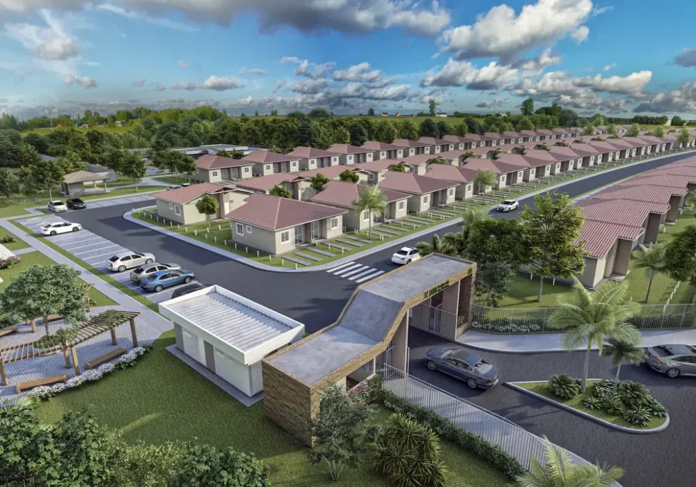 Vista Aérea do Duo Residencial das Árvores em Camaçari