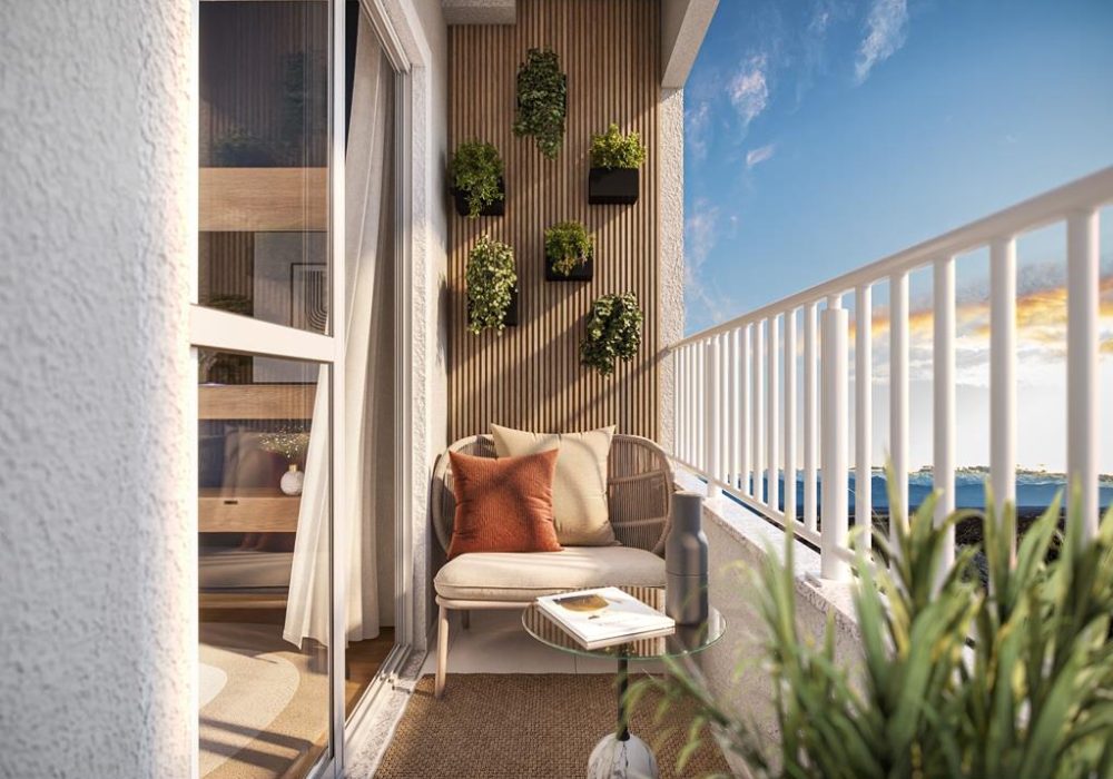 Varanda do Spazio Petrópolis MRV em Salvador